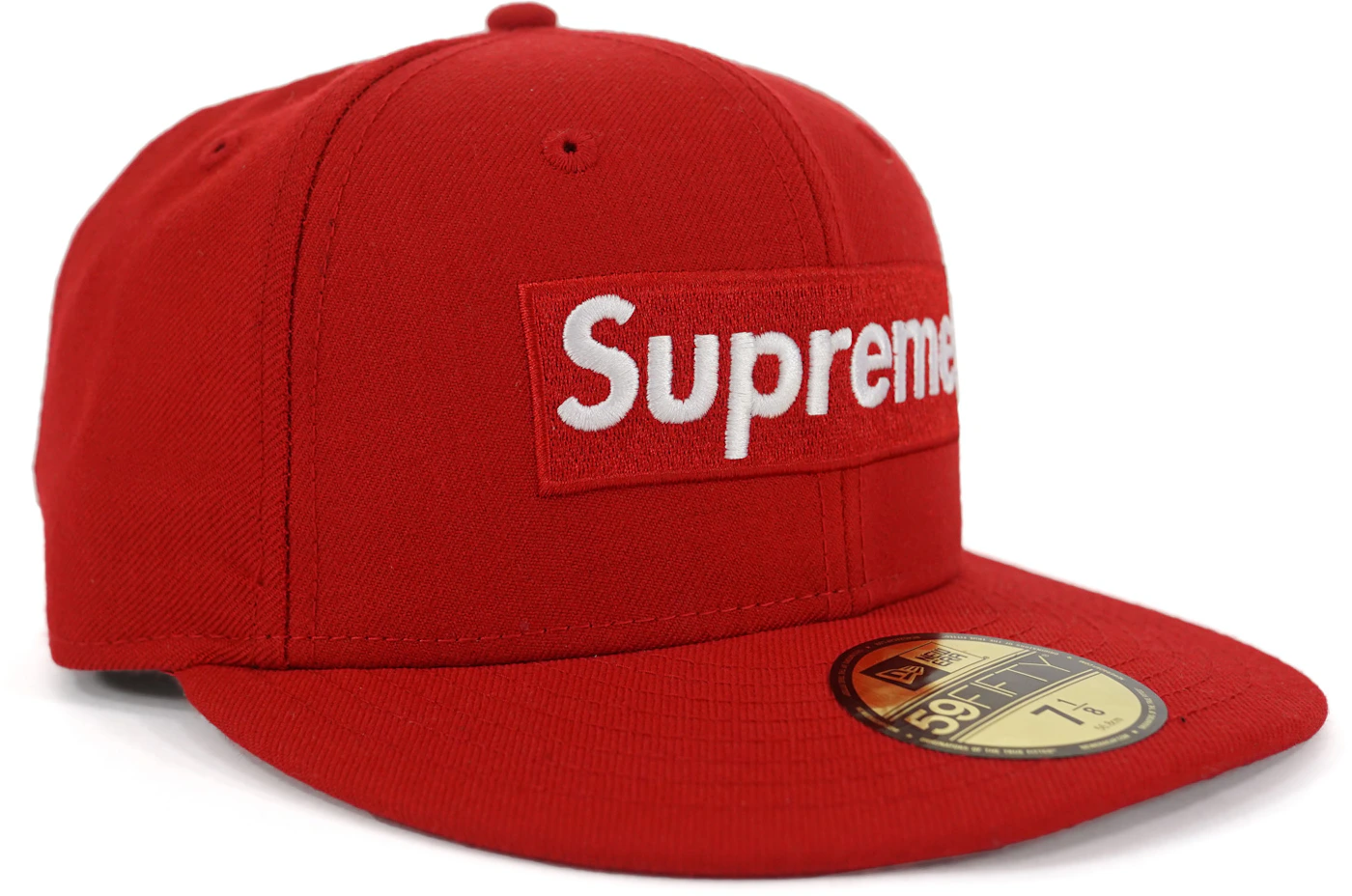 red supreme cap