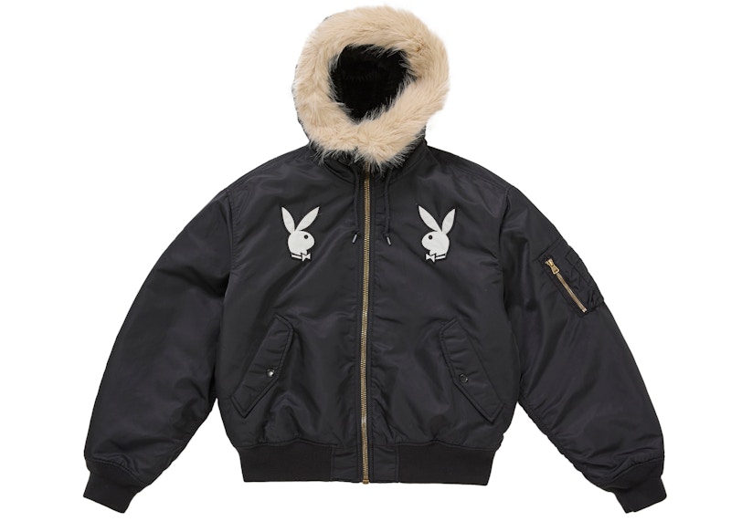 Supreme Playboy MA-1ジャケット Mサイズ ブラック Supreme Playboy Hooded MA-1 Black Men's - SS26 - US