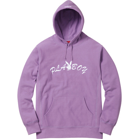 Supreme Playboy Hooded Sweatshirt (SS17) Dusty Lavender Men's 