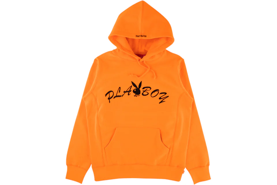 Supreme Playboy Hooded Sweatshirt SS17 Orange Men s SS17 US