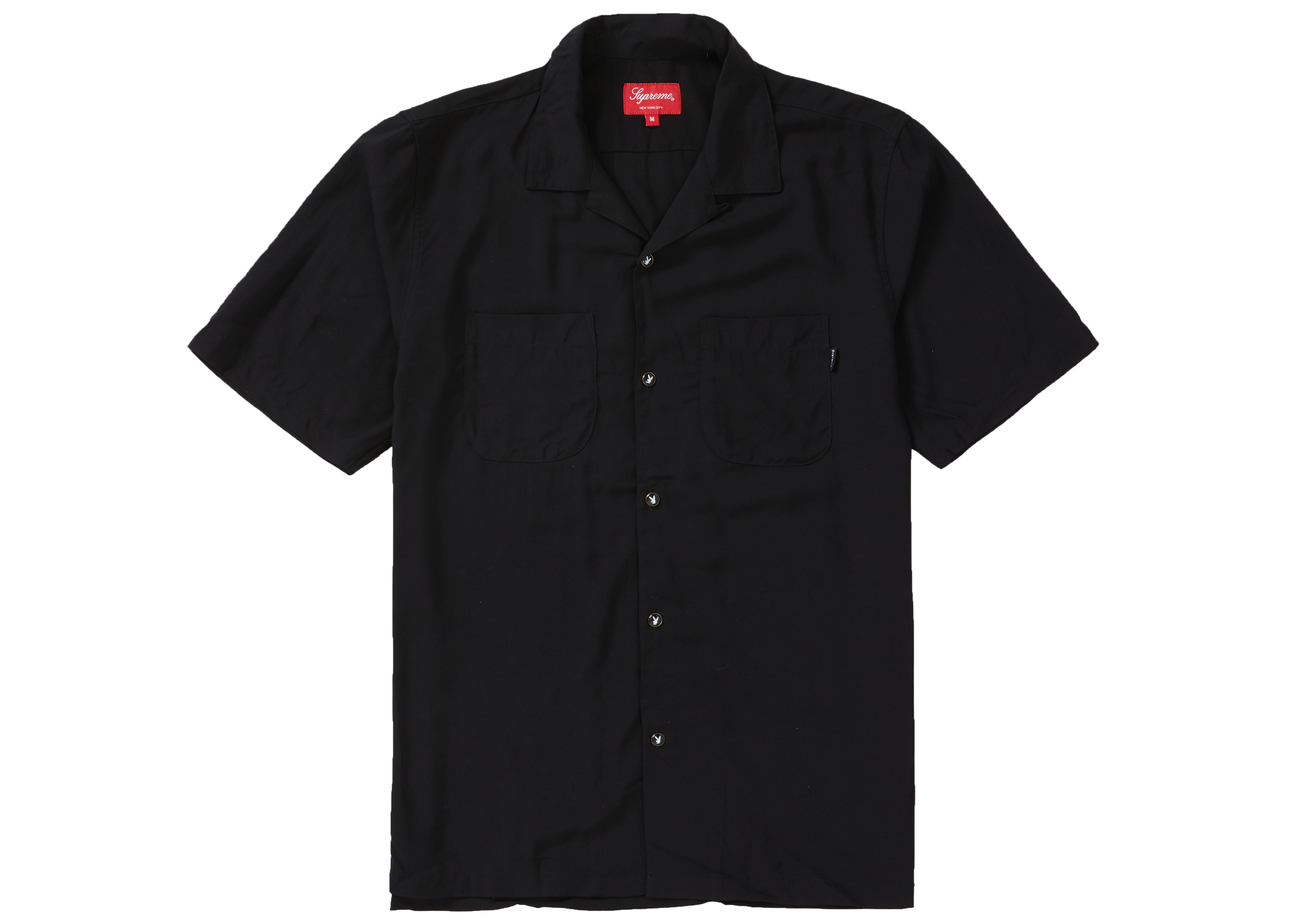Supreme Playboy Rayon S/S Shirt Black