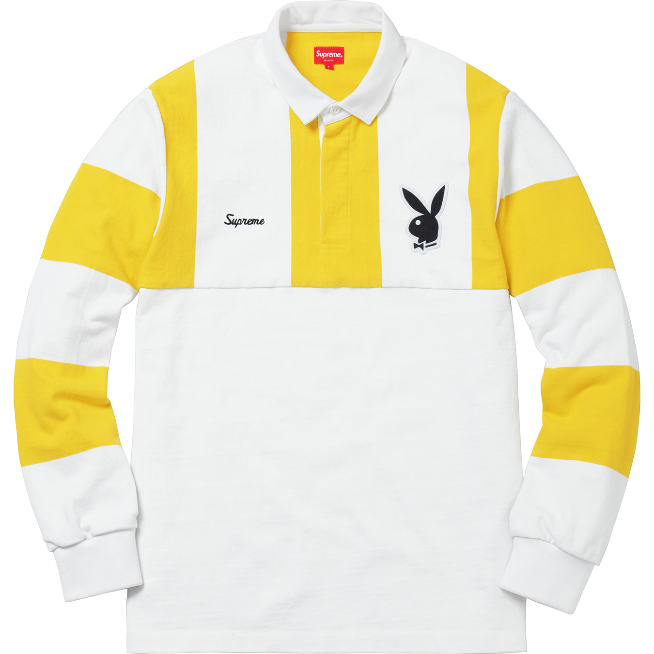 Supreme Playboy Rugby White Men's - FW17 - US