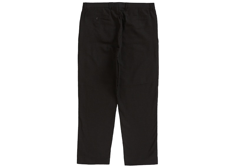 Supreme Pleated Trouser 2022 ブラック 32スラックス - ANTYKI-WNETRZA