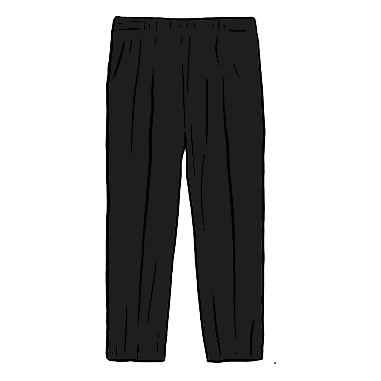 Supreme Pleated Trouser Black - SS20 - US