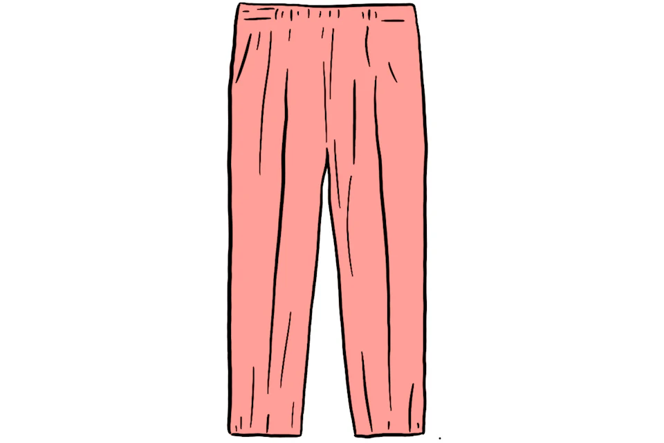 Supreme Pleated Trouser Pink