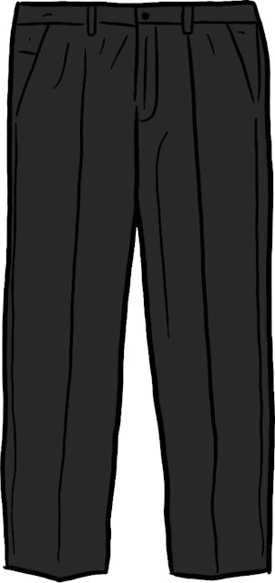 Supreme Pleated Trouser (SS21) Black Men's - SS21 - US