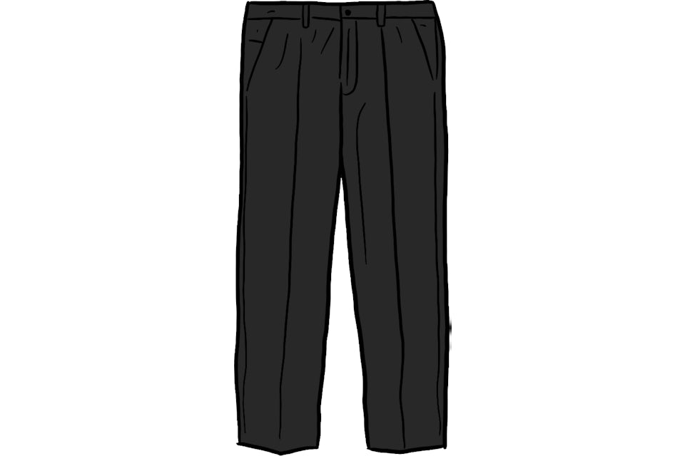 Supreme Pleated Trouser (SS21) Black Men's - SS21 - US