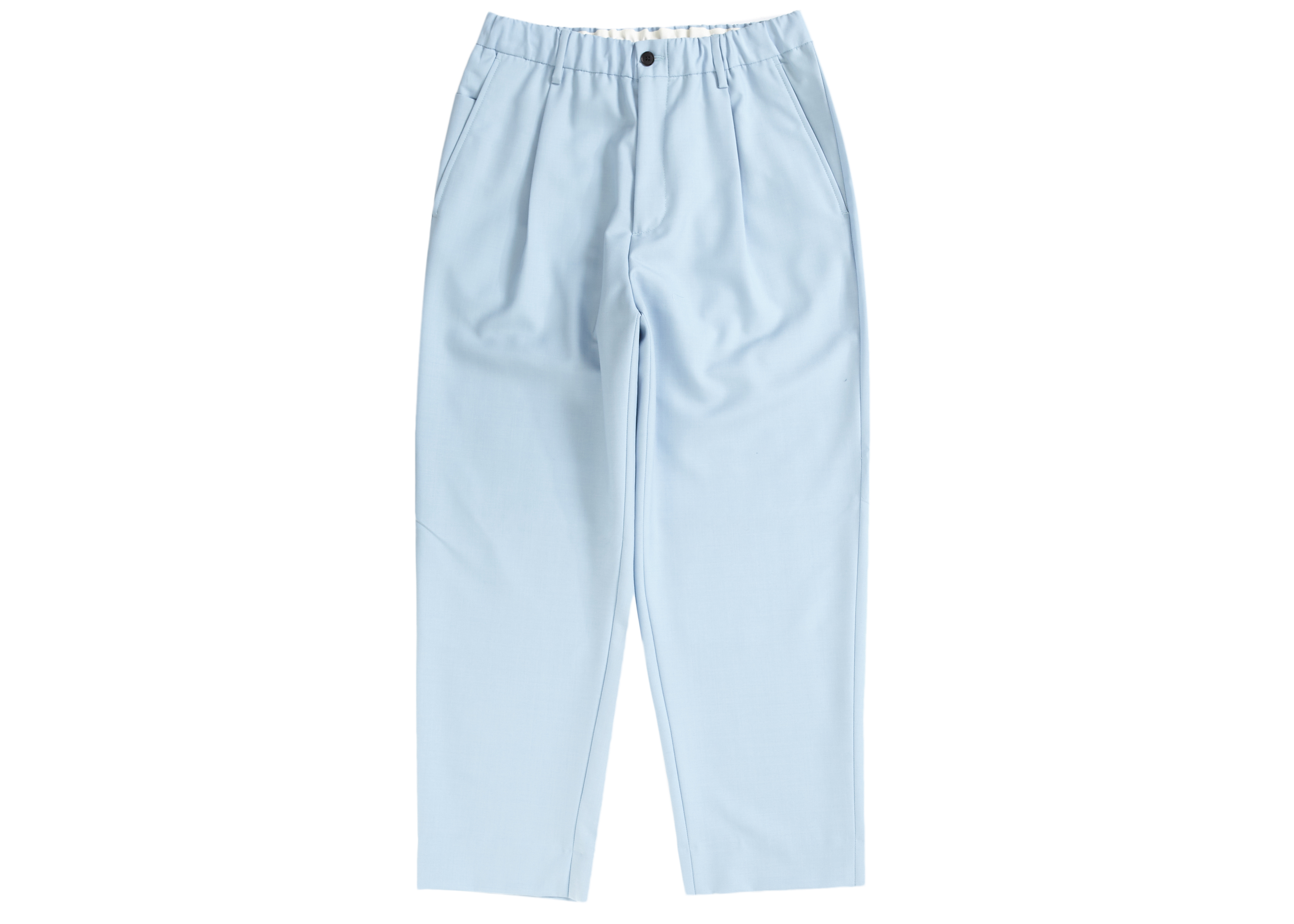 32 水色 Supreme Pleated Trouser Slate Blue-