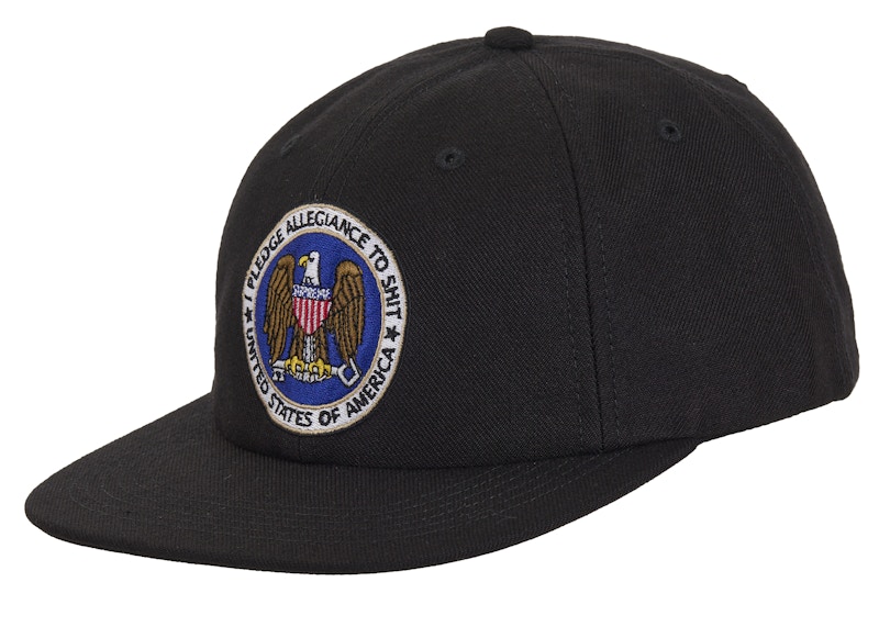 Supreme Pledge Allegiance 6-Panel Cap (FW25) Black - FW25 - JP