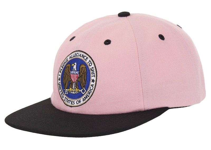 帽子 Supreme Pledge Allegiance 6-Panel FW25 Supreme Pledge Allegiance 6-Panel Cap (FW25) Pink - FW25 - JP