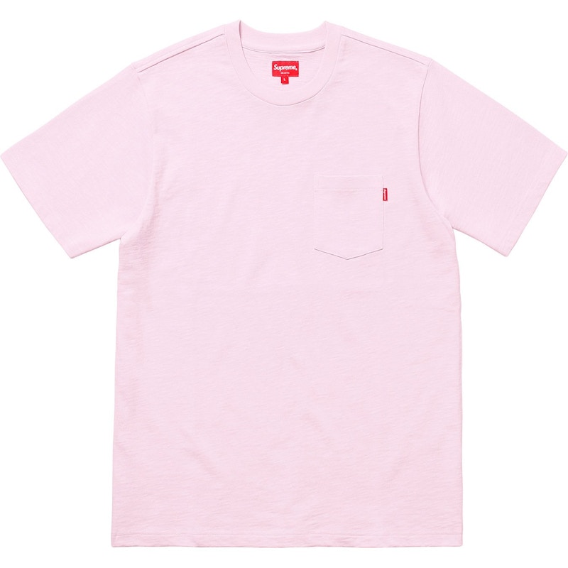 Supreme Pocket Tee Light Purple Men's - SS18 - US