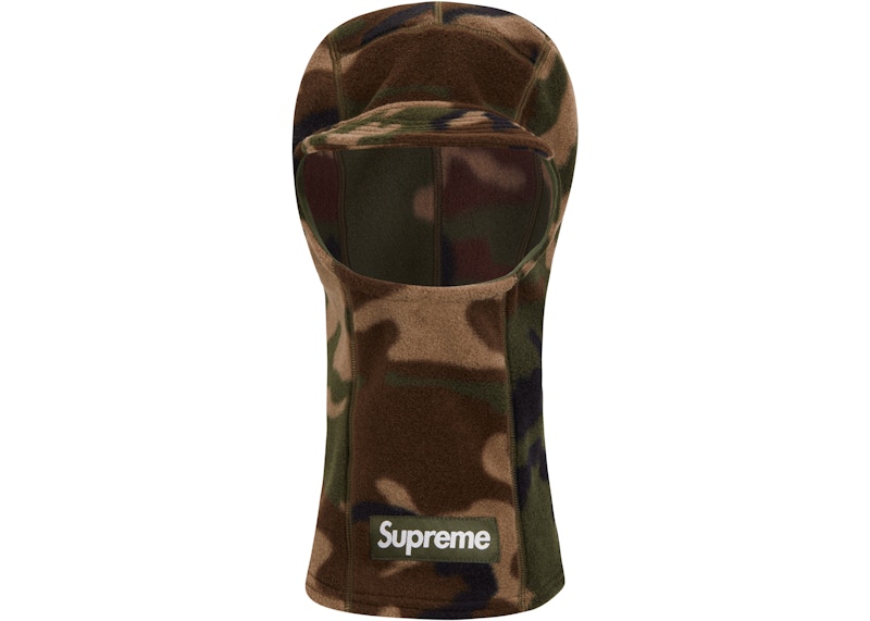 Supreme Polartec Brim Balaclava Woodland Camo