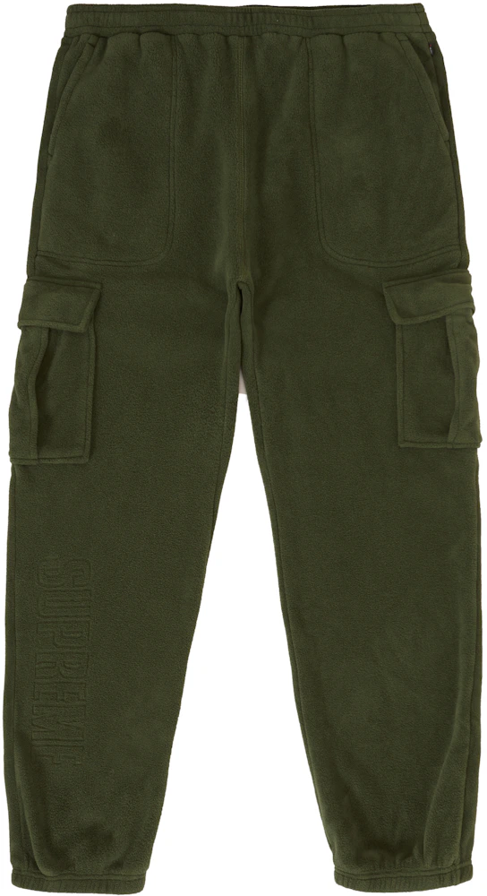 Supreme Polartec Cargo Pant Dark Green Men's - FW18 - US