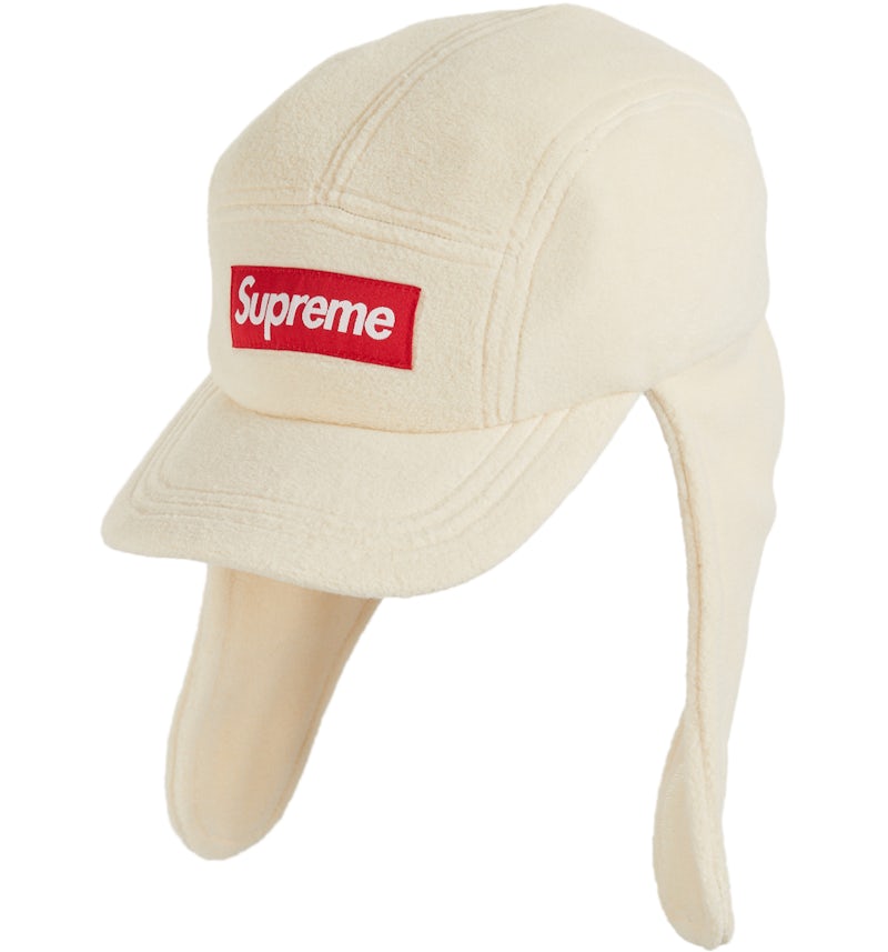 Supreme Polartec Earflap Camp Cap Natural FW21 US