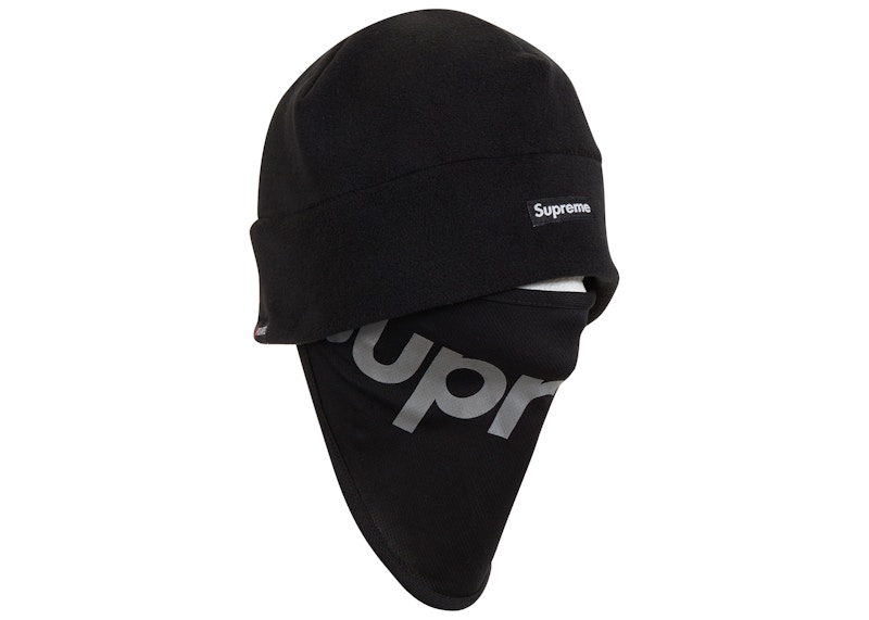 Supreme Polartec Facemask Beanie Black-eastgate.mk