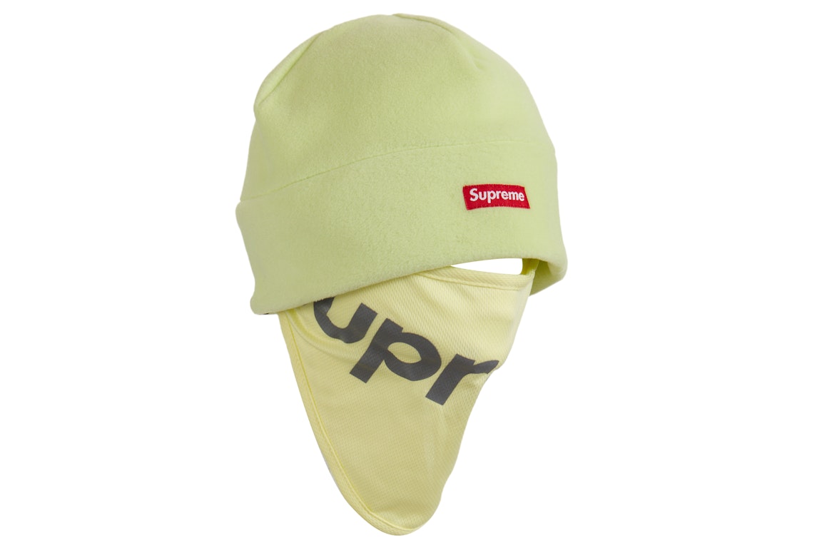 Pre-owned Supreme Polartec Facemask Beanie Lime