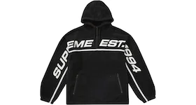 Supreme Polartec Half Zip Hooded Sweatshirt Black