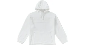 Supreme Polartec Half Zip Hooded Sweatshirt White
