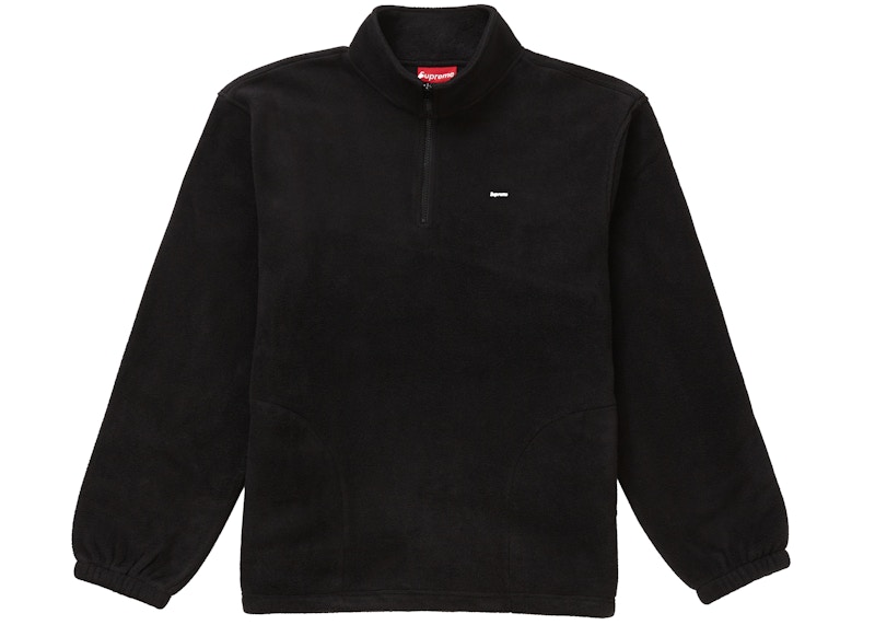 Supreme Polartec Half Zip Pullover Black Men's - FW19 - US