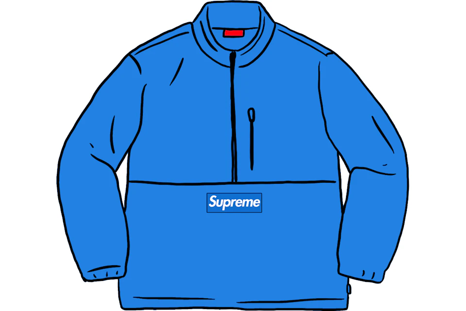 Supreme Polartec Half Zip Pullover (FW20) Bright Blue