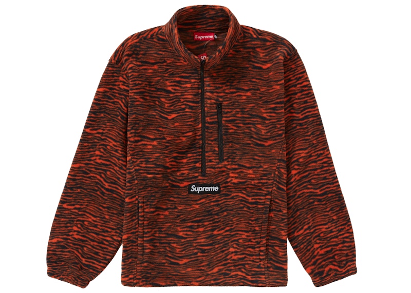 Lサイズ Supreme HalfZip Pullover Tiger-