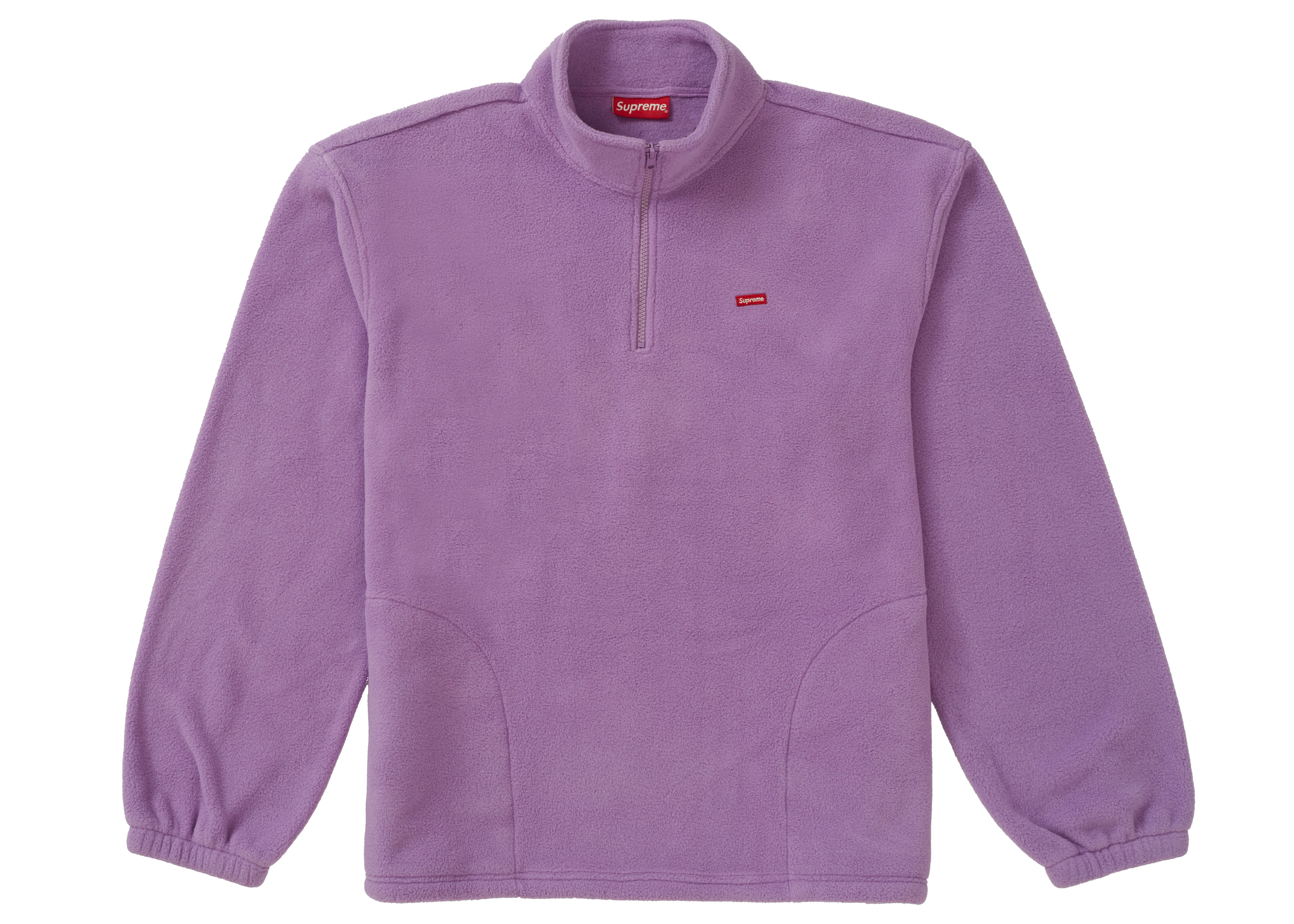 Supreme Polartec Half Zip Pullover Light Purple