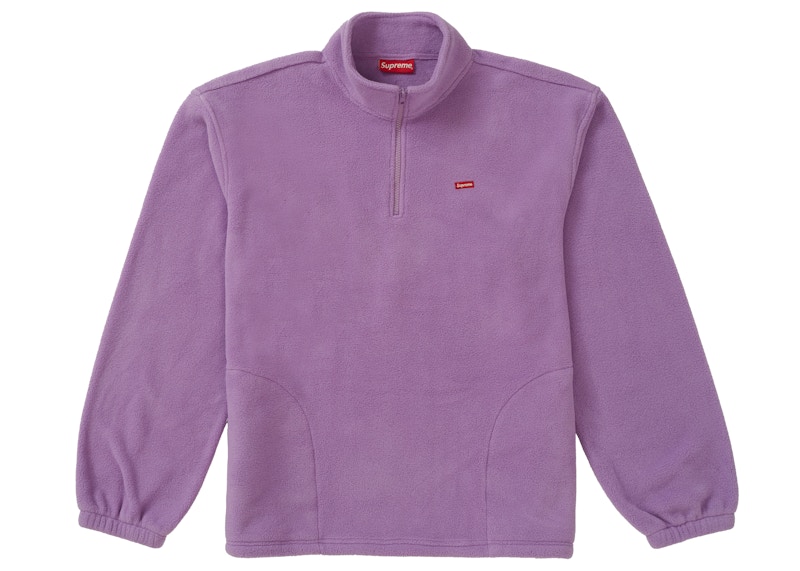 Supreme Polartec Half Zip Pullover Light Purple Men's - FW19 - US