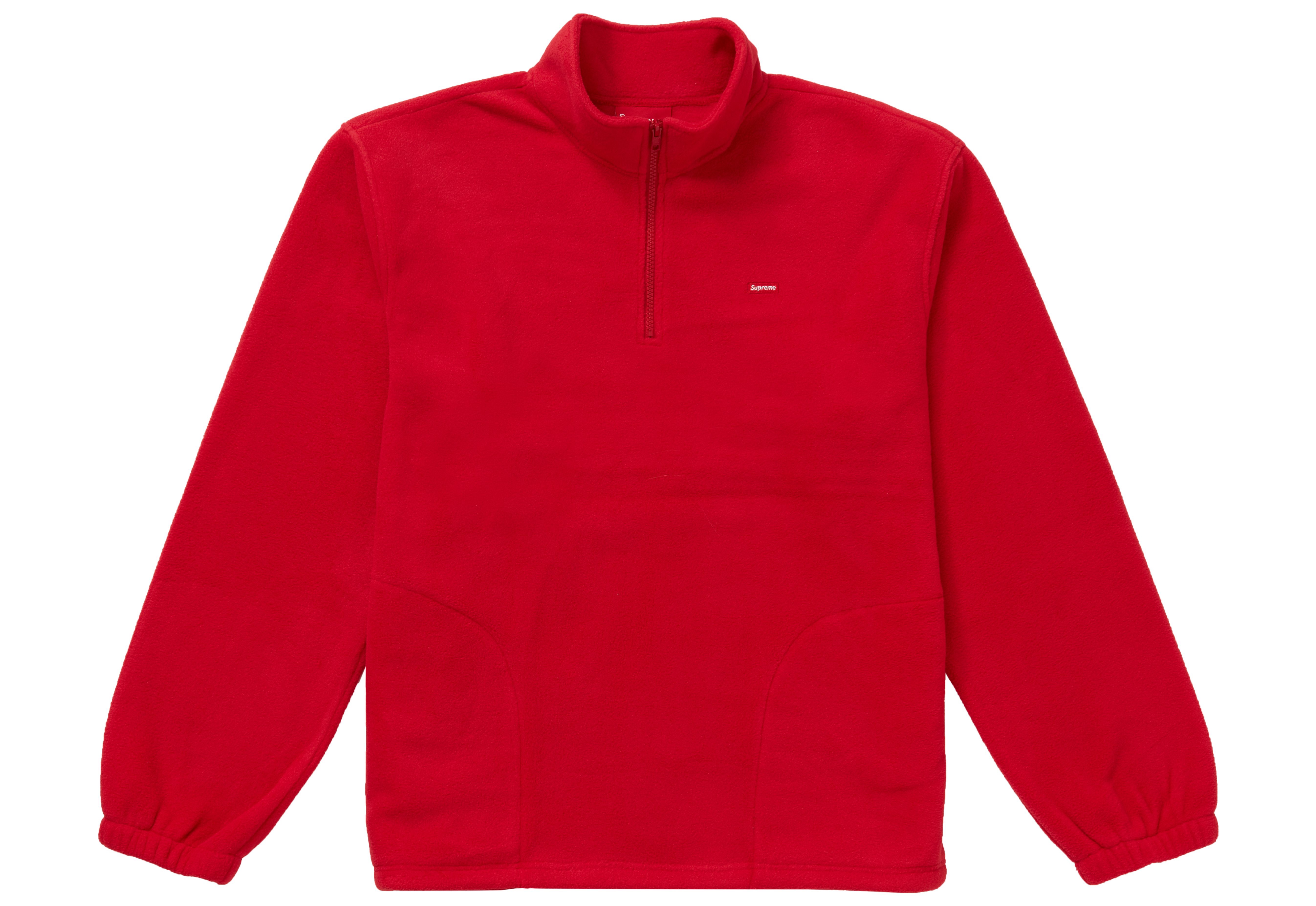 Supreme Polartec Half Zip Pullover Red Men's - FW19 - GB