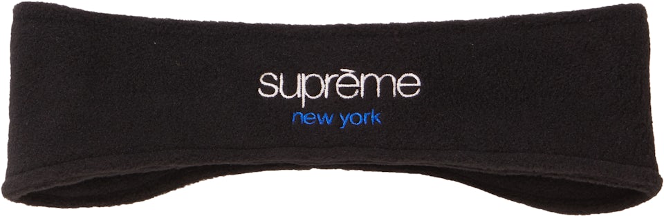 Supreme Polartec Headband Black - FW18 - US