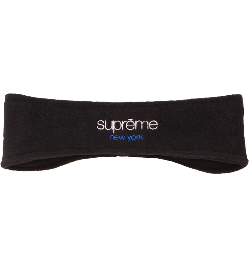 Supreme Polartec Headband Black FW18 GB