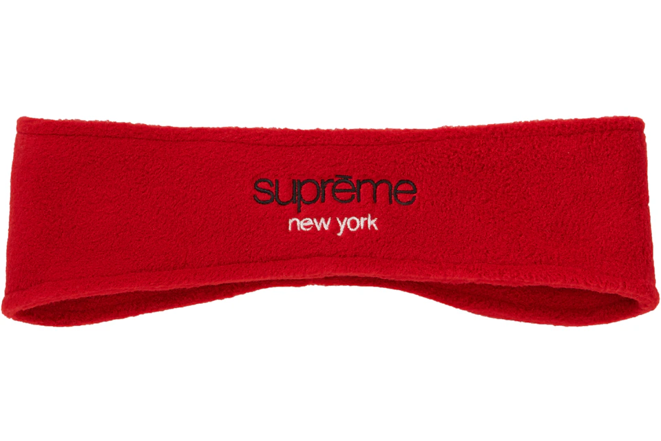 Supreme Polartec Headband Red
