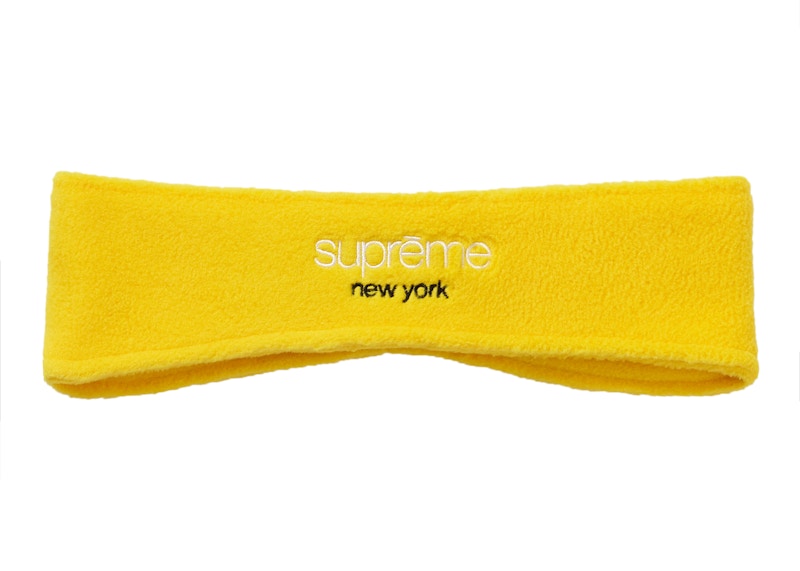 supreme headband yellow