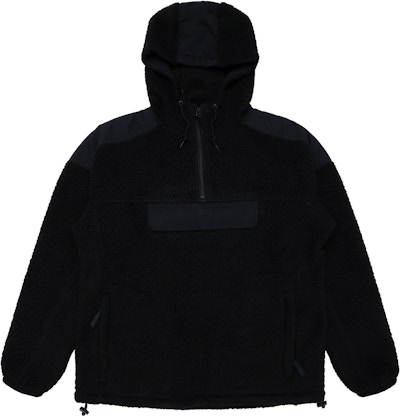 Supreme Polartec Hooded Half Zip Pullover Black - FW17