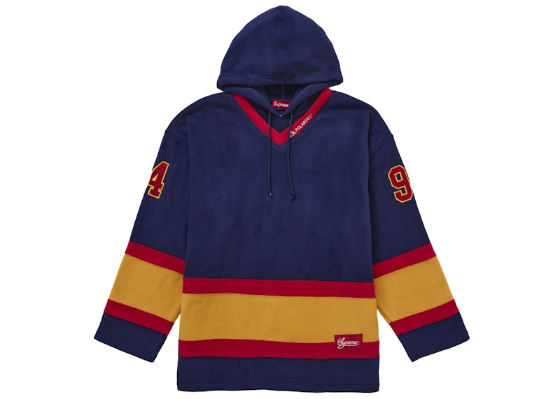 Supreme / Hooded Hockey Jersey /パーカー Supreme Polartec Hooded Hockey Jersey Navy メンズ - FW25 - JP