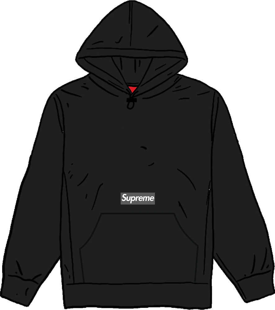 Supreme Polartec Hooded Sweatshirt Blackファッション
