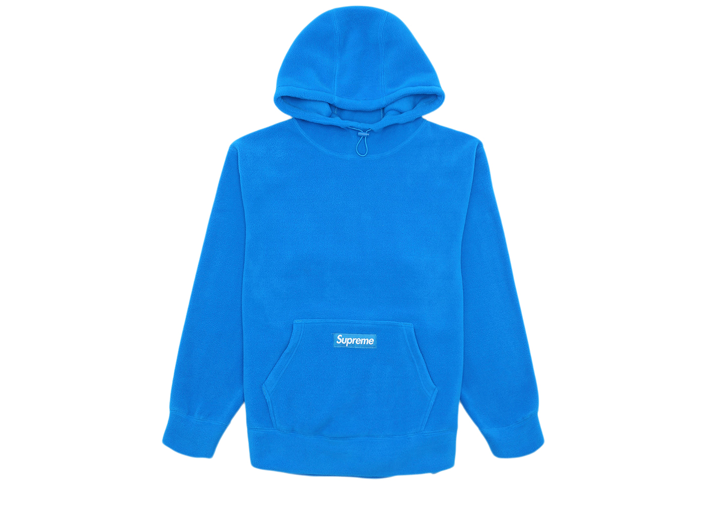 Supreme Polartec Hooded Sweatshirt (FW20) Bright Blue - FW20 Men's 