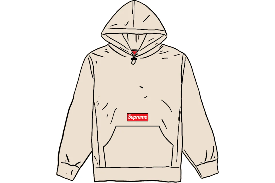 Supreme Polartec Hooded Sweatshirt (FW20) Natural