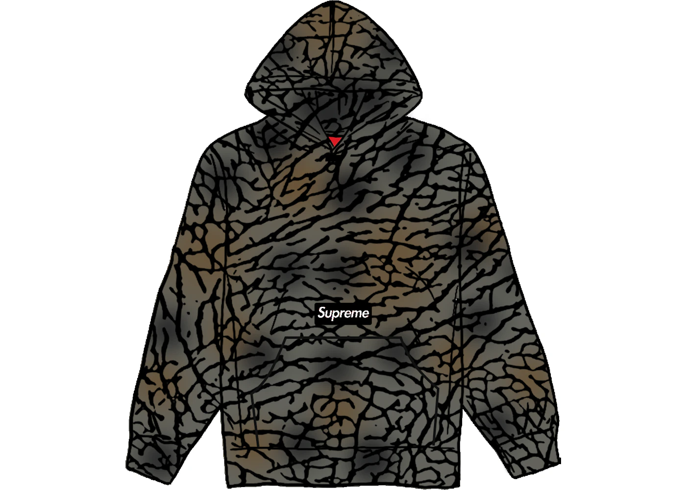 Supreme Polartec Hooded Sweatshirt FW20 Olive Treebark Camo
