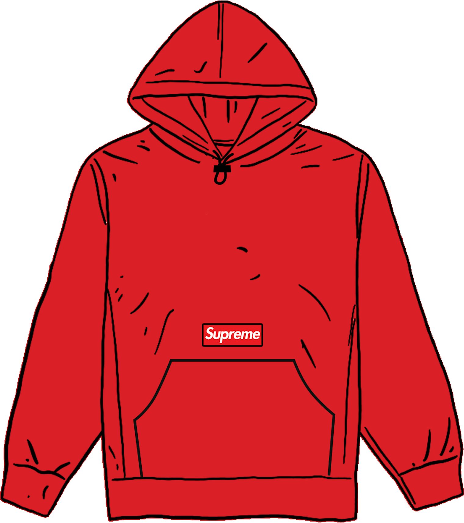 Supreme Polartec Hooded Sweatshirt (FW20) Red
