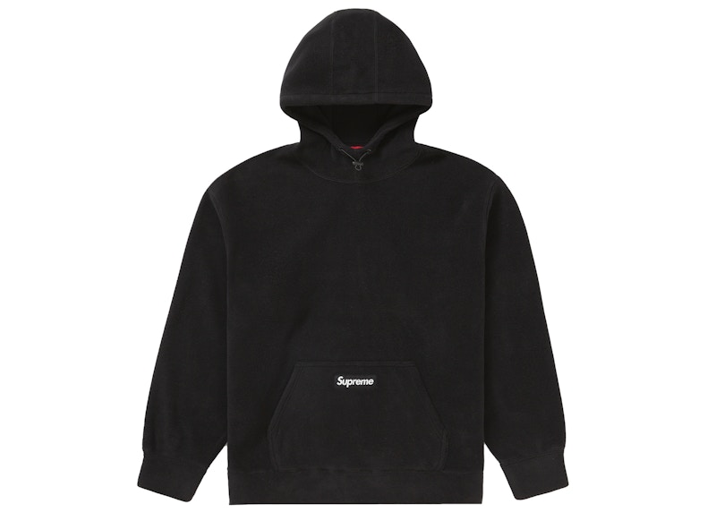 Supreme Polartec Hooded Sweatshirt (FW21) Black - FW21 Men's