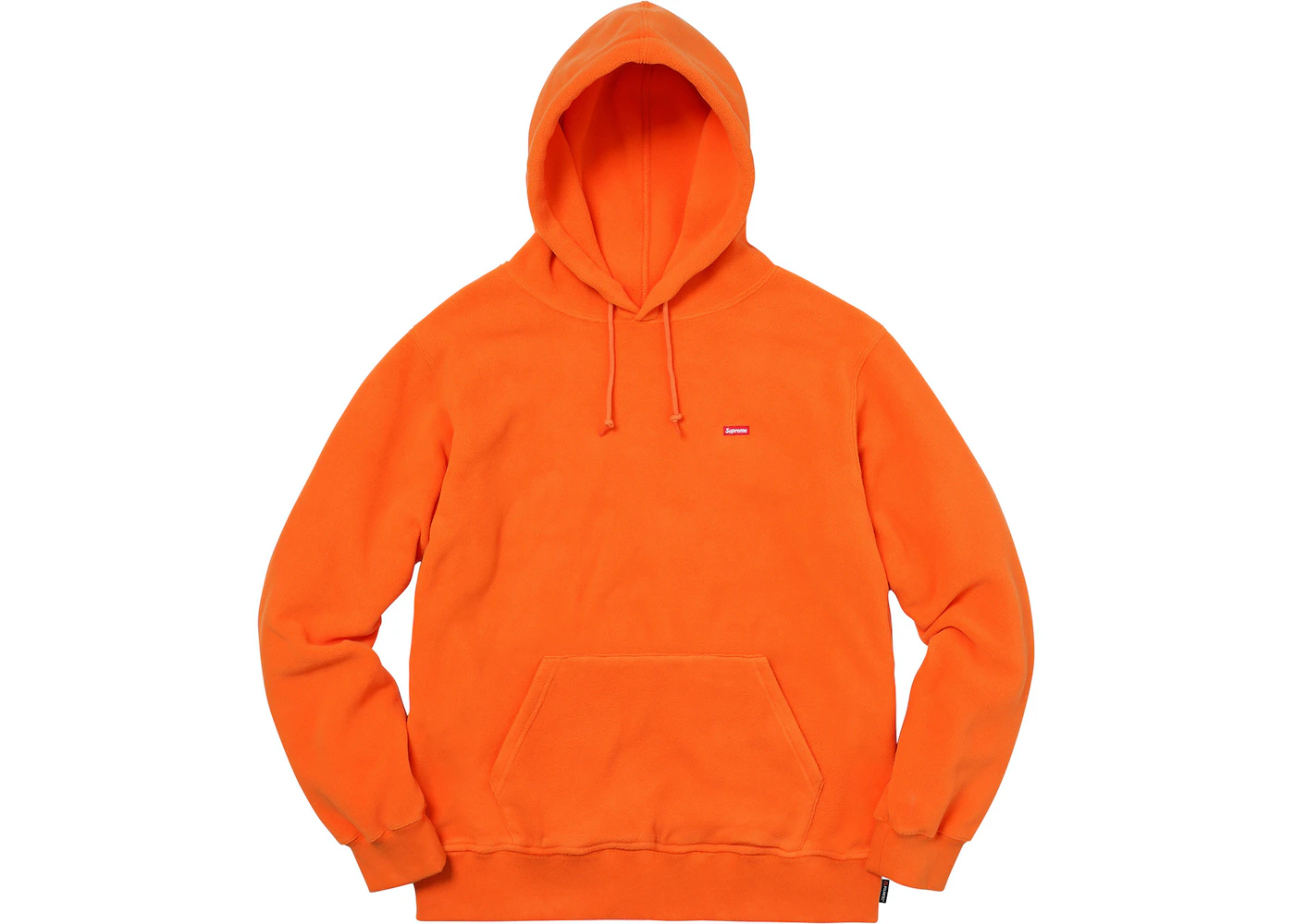 Supreme Polartec Hooded Sweatshirt Orange Men's - FW17 - US