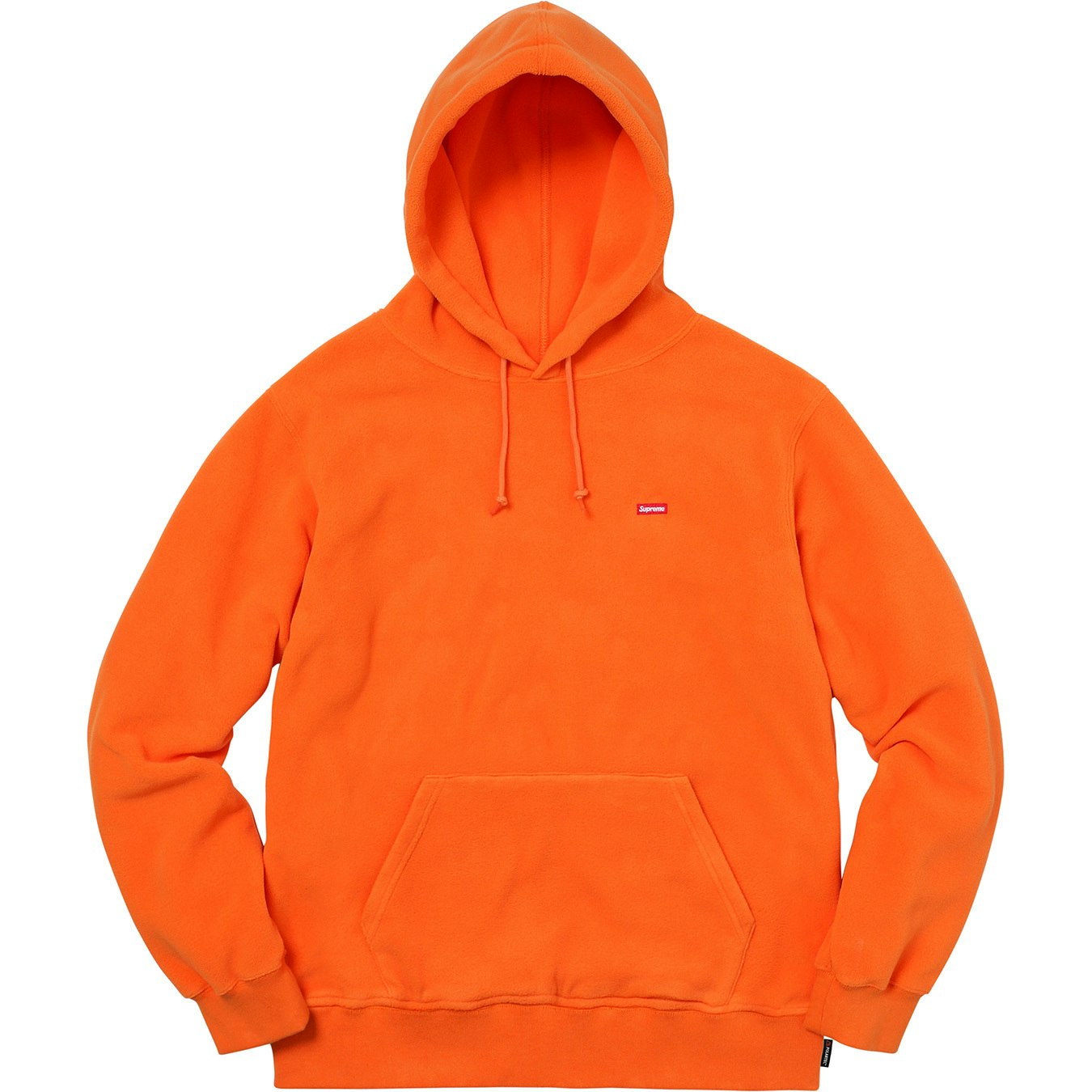 Supreme Polartec Hooded Sweatshirt Orange - FW17