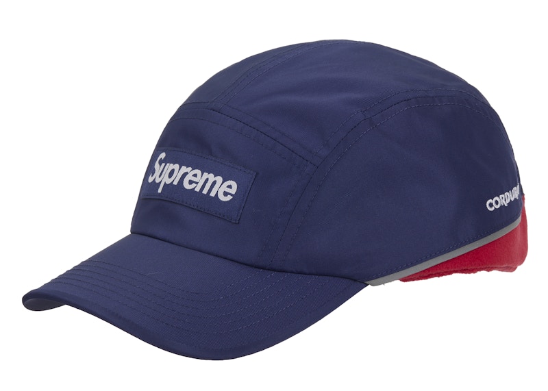 Supreme Polartec Lined Packable Earflap Camp Cap Navy - FW25 - US