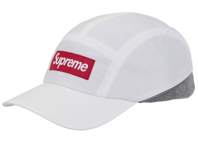 Supreme Polartec Lined Packable Earflap Camp Cap White - FW25 - US