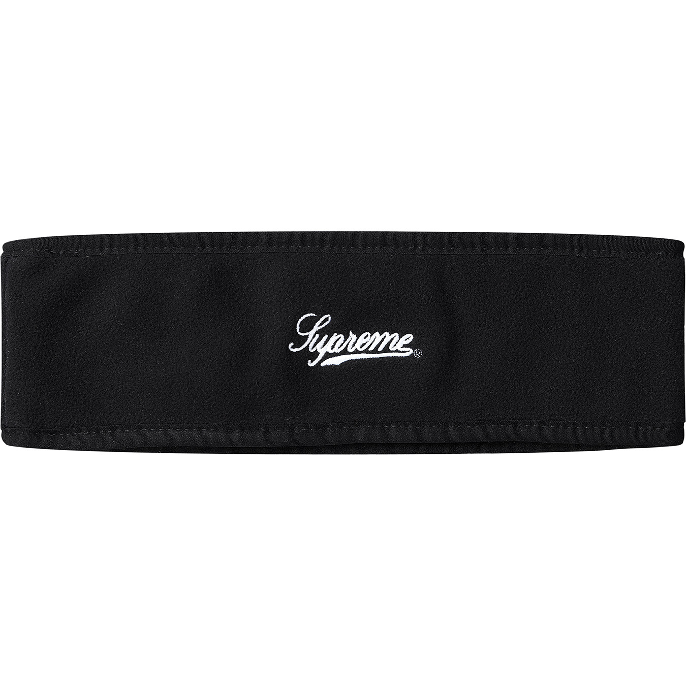Supreme Polartec Logo Headband Black - FW17 - US