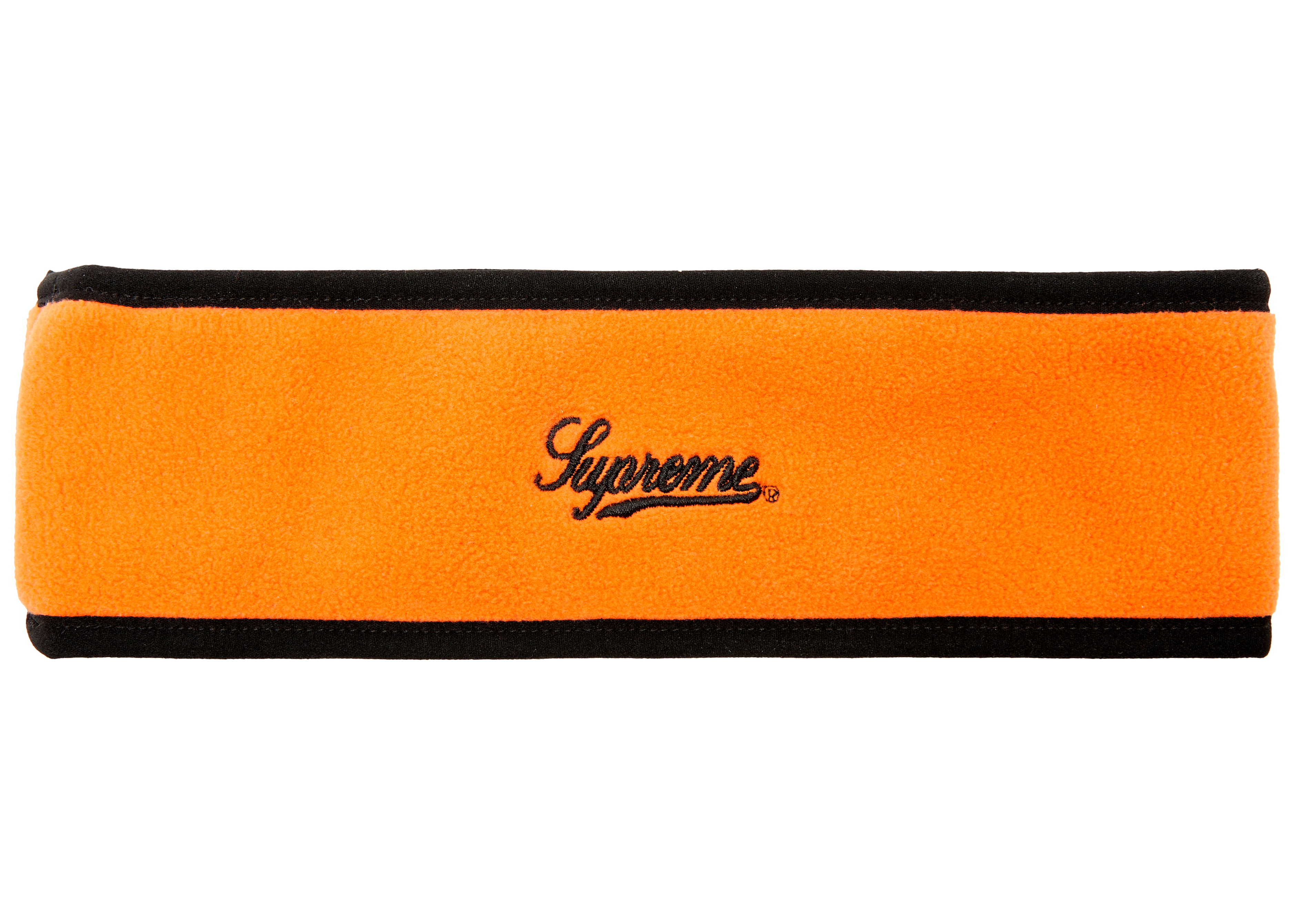 Supreme Polartec Logo Headband Orange - FW17 - US