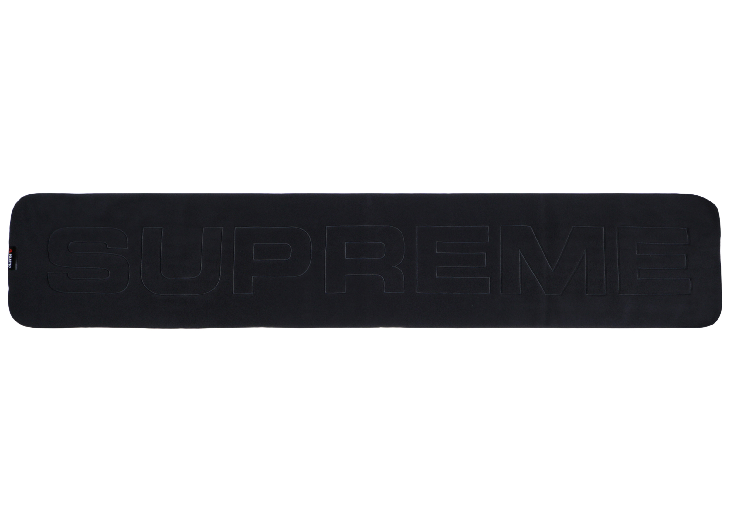 supreme Polartec® Logo Scarf  Black 黒