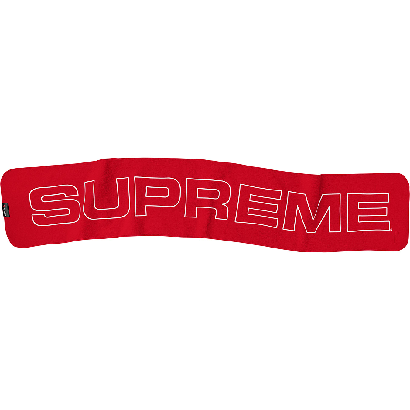 Supreme Polartec Logo Scarf Red - FW17 - US