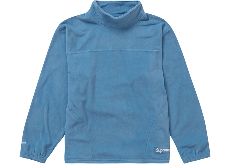 Supreme Polartec Mock Neck Pullover Dusty Teal - FW22 Men's - US