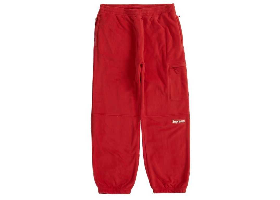 Pre-owned Supreme Polartec Pant (fw22) Red